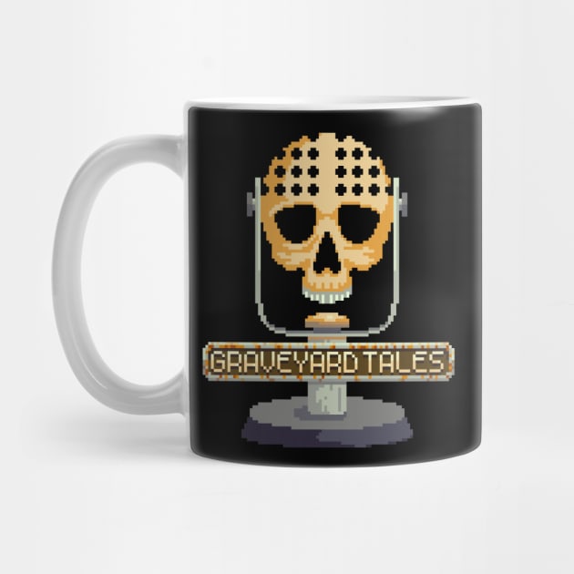 8Bit Skull Mic by GraveYard Tales